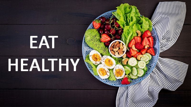 Improve your diet by eating healthy