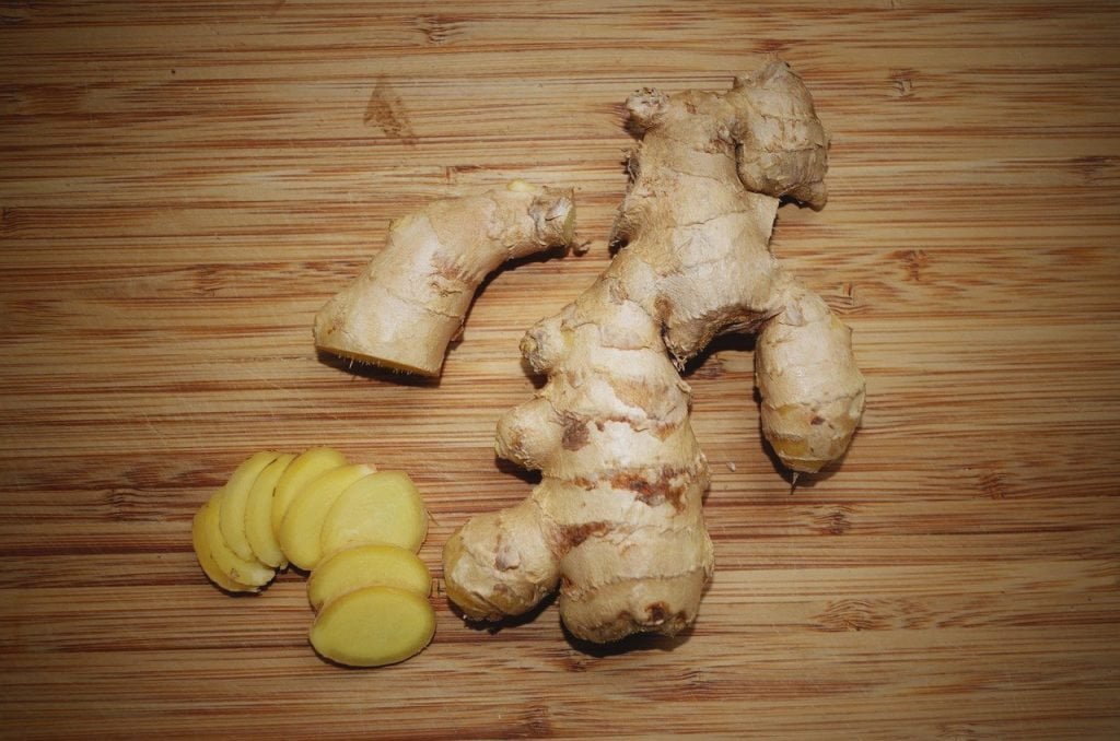 Ginger helps in fighting headache